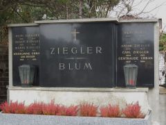 Blum Josef Grab Pfarrfriedhof Nussdorf