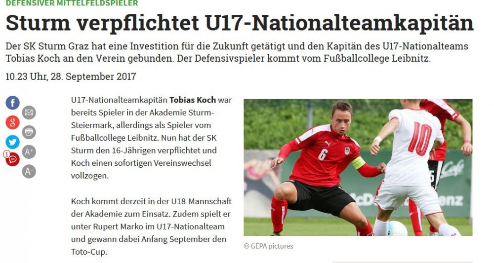 Defensiver Mittelfeldspieler- Sturm verpflichtet U17-Nationalteamkapitän « kleinezeitung.at.jpg