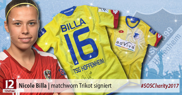 Signiertes matchworn Trikot von Nicole Billa (TSG Hoffenheim)
