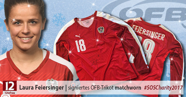 Signiertes matchworn ÖFB-Teamtrikot vom Laura Feiersinger (Frauen-Nationalteam)