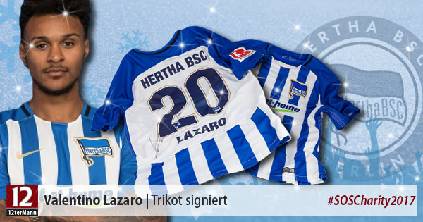 Signiertes Trikot von Valentino Lazaro (Hertha BSC)