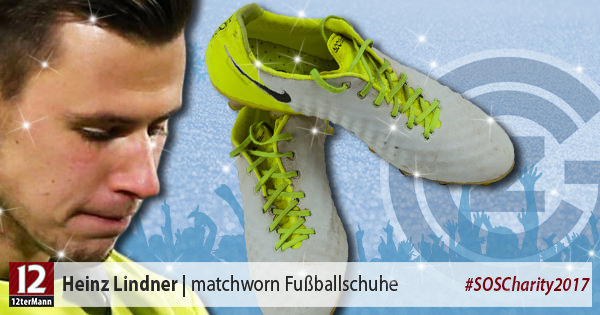 Matchworn Fußballschuhe von Heinz Lindner (Grasshoppers Club Zürich)