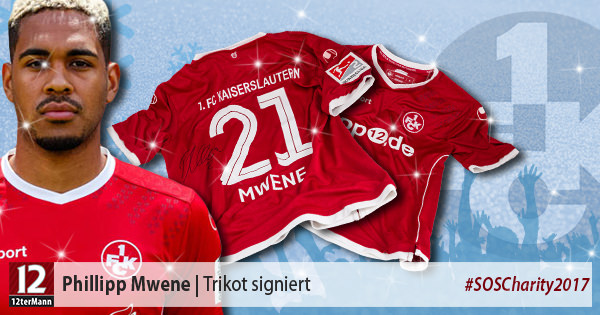 Signiertes Trikot von Phillipp Mwene (1. FC Kaiserslautern)