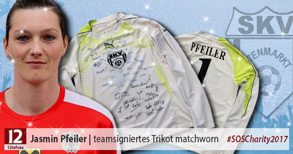 Teamsigniertes matchworn Trikot von Jasmin Pfeiler (SKV Altenmarkt)