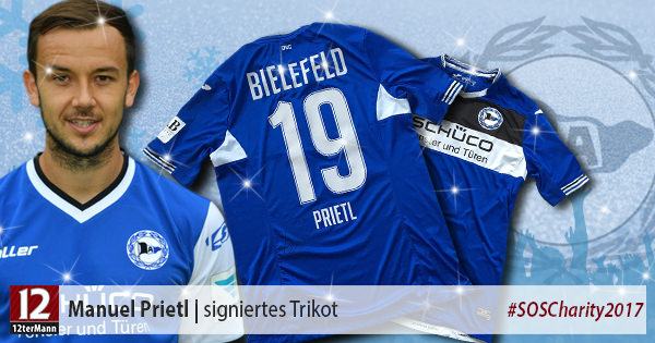 Signiertes Trikot von Manuel Prietl (Arminia Bielefeld)