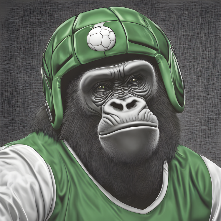 soccer-mascot-gorilla-green-white-814252687.png