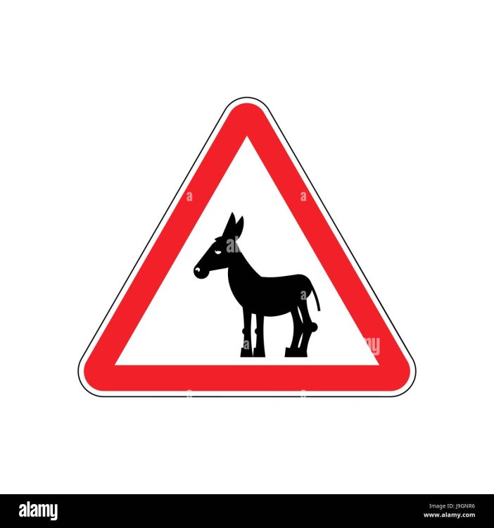 achtung-esel-fahren-esel-auf-rotes-dreieck-strasse-zeichen-aufmerksamkeit-dumme-verlierer-j9gnr6.jpg