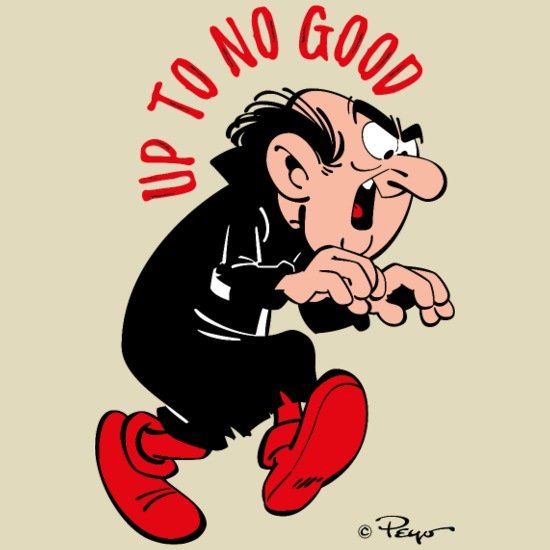die-schluempfe-gargamel-up-to-no-good-spruch-stoffbeutel.jpg